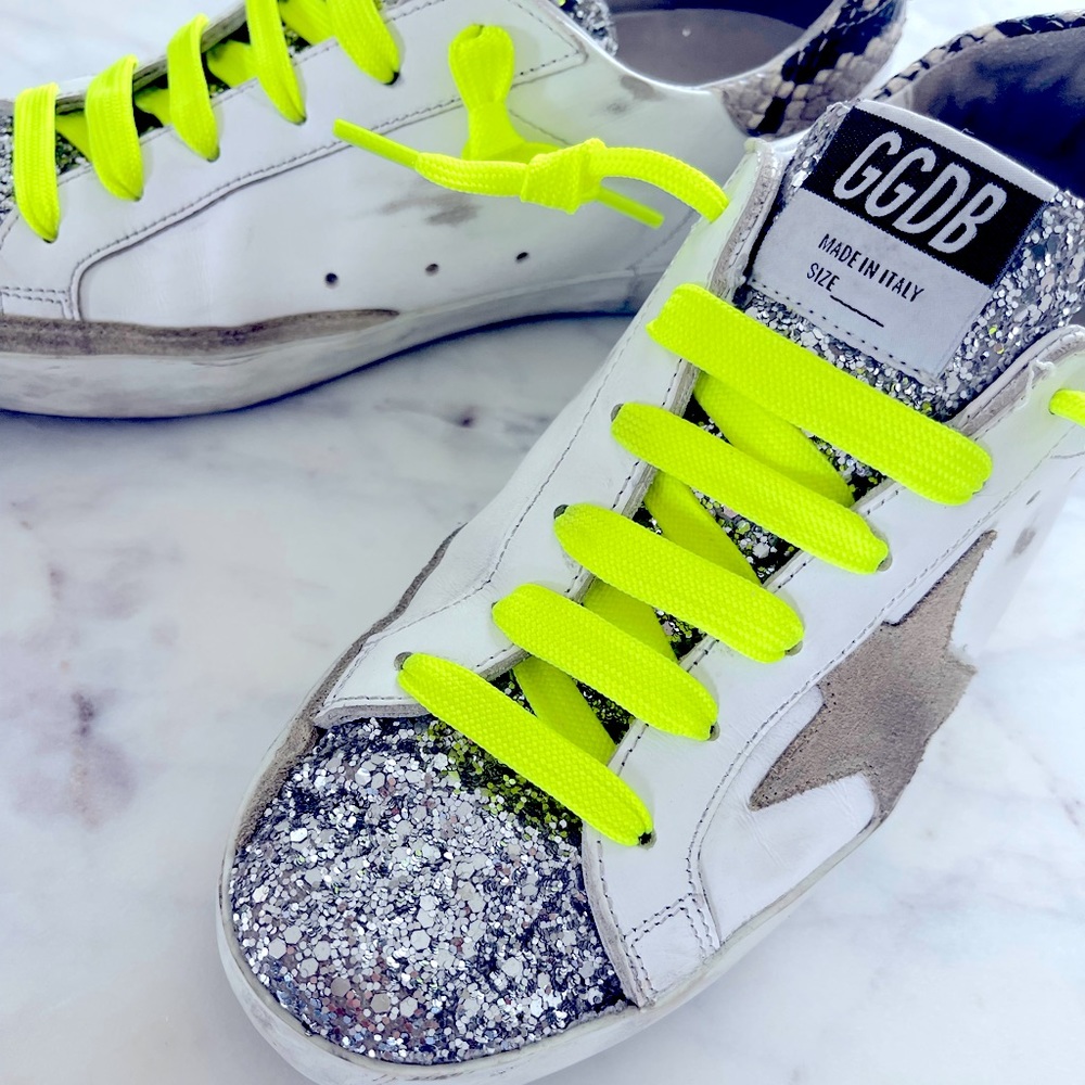 Neon SHOE LACES perfect for Golden Goose Super Star Sneakers ⭐️